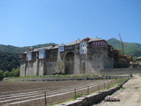 Афон (Ἀθως). Иверский монастырь на горе Афон