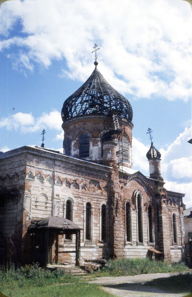 архитектурные детали. Вознесенская Давидова Пустынь. Собор Спаса Всемилостивого, Новый Быт (Чеховский городской округ, Московская область)