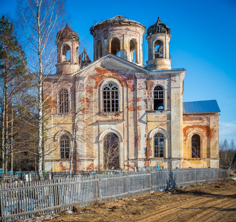 Николо-Бор, погост. Церковь Николая Чудотворца. фасады