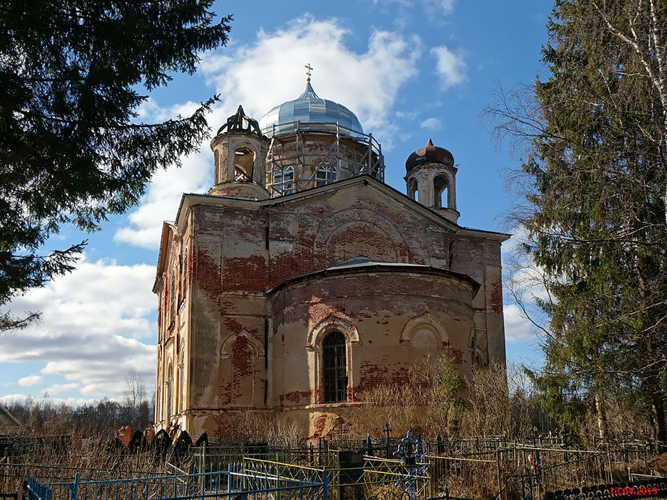 Церковь Николая Чудотворца, Николо-Бор, погост (Торжокский район и г. Торжок, Тверская область). фасады