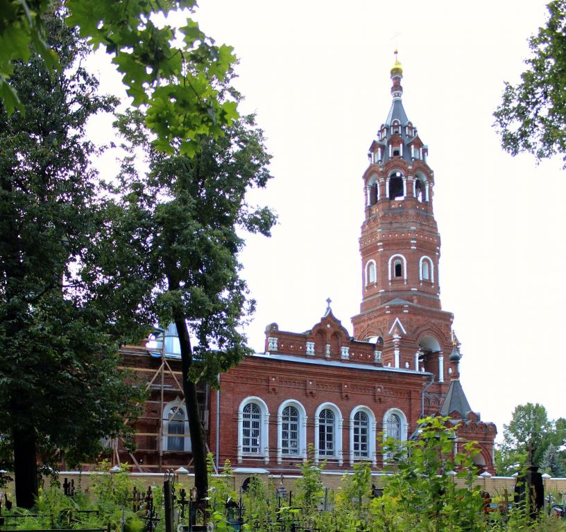 Покровско-Васильевский мужской монастырь. Собор Покрова Пресвятой Богородицы, Павловский Посад (Павлово-Посадский городской округ и г. Электрогорск, Московская область). документальные фотографии