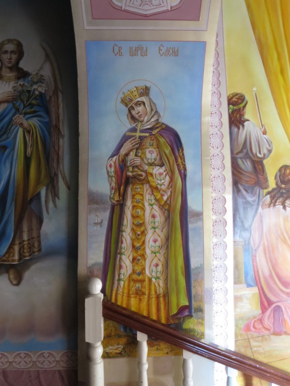 Покровско-Васильевский мужской монастырь. Собор Покрова Пресвятой Богородицы, Павловский Посад (Павлово-Посадский городской округ и г. Электрогорск, Московская область). интерьер и убранство, Образ святой царицы Елены
