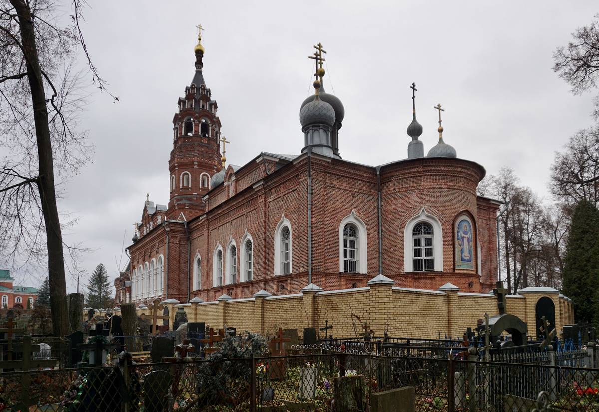 Покровско-Васильевский мужской монастырь. Собор Покрова Пресвятой Богородицы, Павловский Посад (Павлово-Посадский городской округ и г. Электрогорск, Московская область). фасады