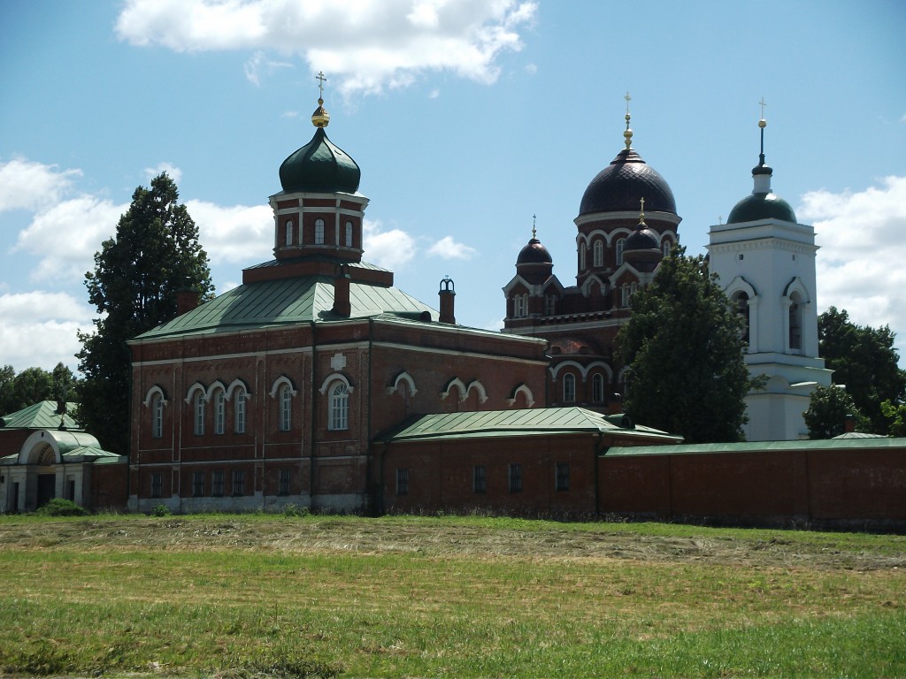 Спасо-Бородинский монастырь. Церковь Усекновения главы Иоанна Предтечи в новом трапезном корпусе, Семёновское (Бородинского с/о) (Можайский городской округ, Московская область). фасады