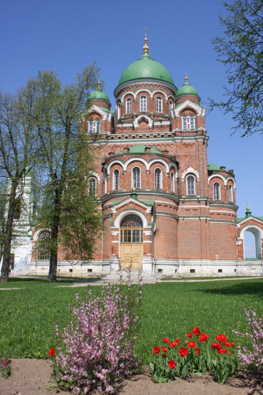 Спасо-Бородинский монастырь. Собор Владимирской иконы Божией Матери, Семёновское (Бородинского с/о) (Можайский городской округ, Московская область). фасады