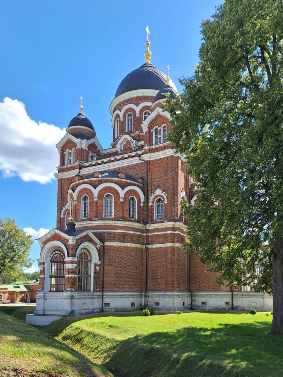 Спасо-Бородинский монастырь. Собор Владимирской иконы Божией Матери, Семёновское (Бородинского с/о) (Можайский городской округ, Московская область). фасады