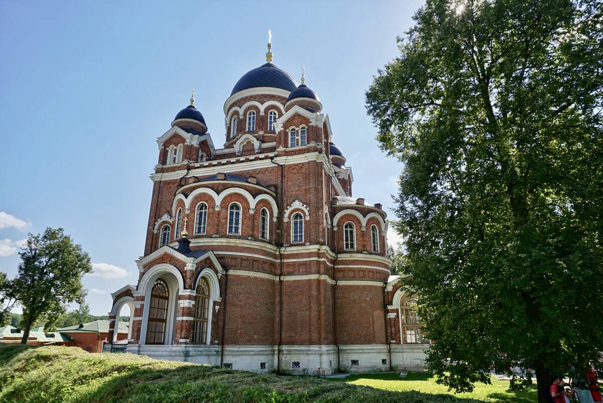 Спасо-Бородинский монастырь. Собор Владимирской иконы Божией Матери, Семёновское (Бородинского с/о) (Можайский городской округ, Московская область). фасады