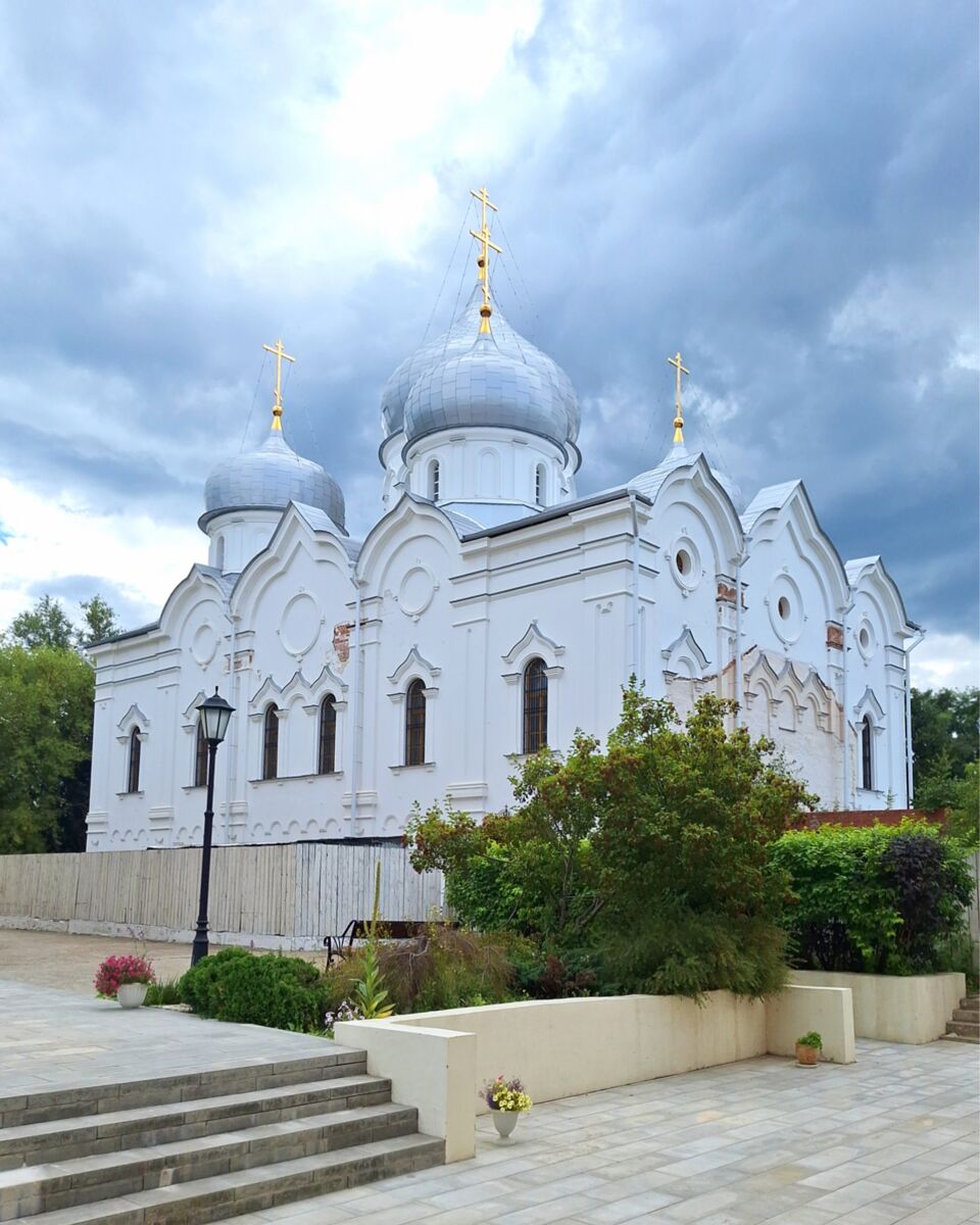 Спасо-Вифанский монастырь. Собор Сошествия Святого Духа, Сергиев Посад (Сергиево-Посадский городской округ, Московская область). фасады