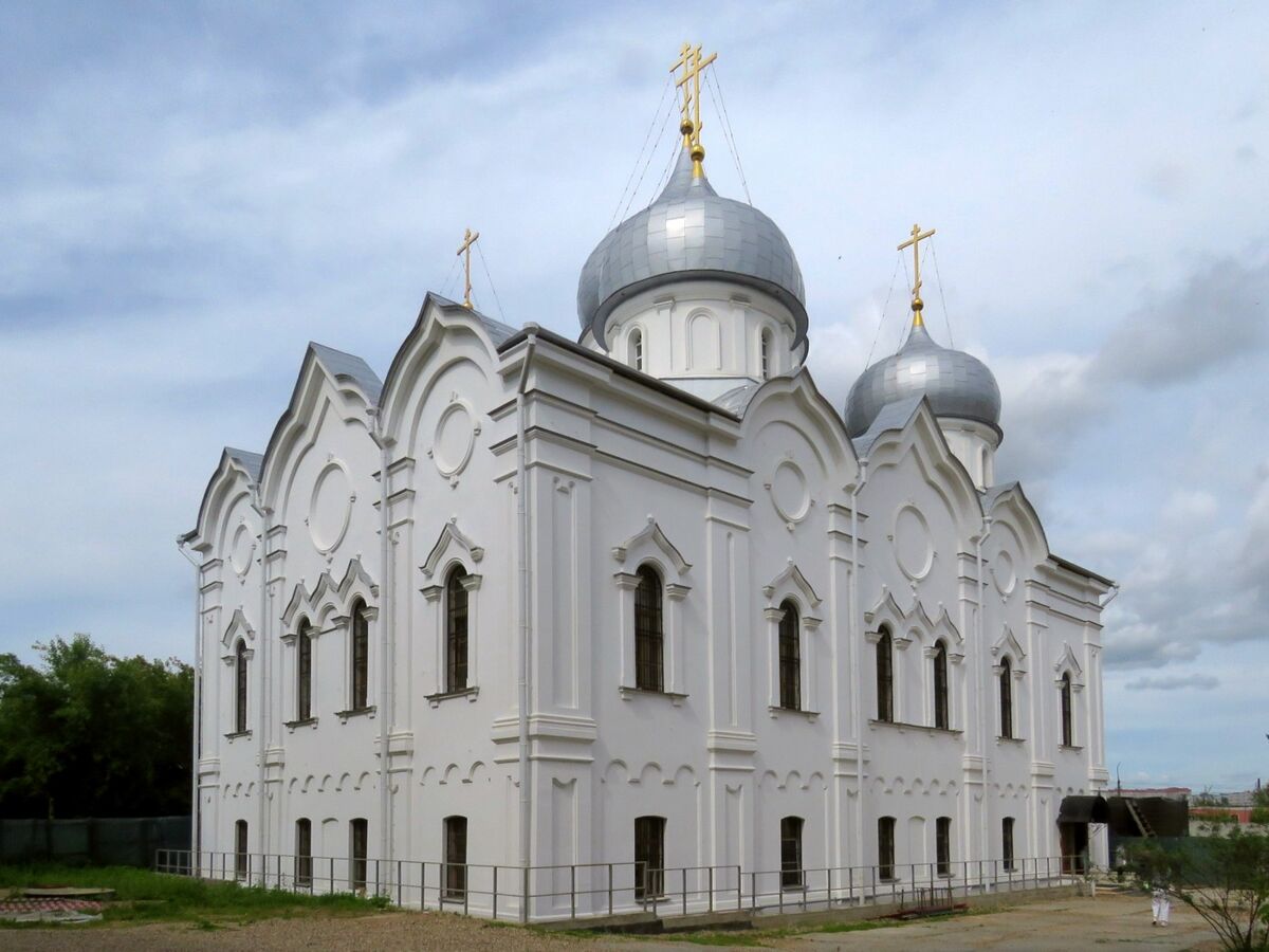 Спасо-Вифанский монастырь. Собор Сошествия Святого Духа, Сергиев Посад (Сергиево-Посадский городской округ, Московская область). фасады