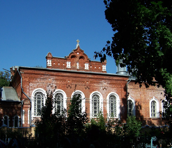 Покровско-Васильевский мужской монастырь. Собор Покрова Пресвятой Богородицы, Павловский Посад (Павлово-Посадский городской округ и г. Электрогорск, Московская область). архитектурные детали, Трапезная. Южный фасад		      