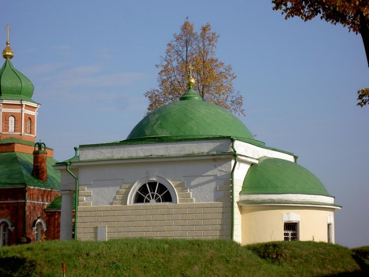Спасо-Бородинский монастырь. Церковь Спаса Нерукотворного Образа, Семёновское (Бородинского с/о) (Можайский городской округ, Московская область). фасады