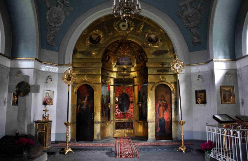 Спасо-Бородинский монастырь. Церковь Спаса Нерукотворного Образа, Семёновское (Бородинского с/о) (Можайский городской округ, Московская область). интерьер и убранство