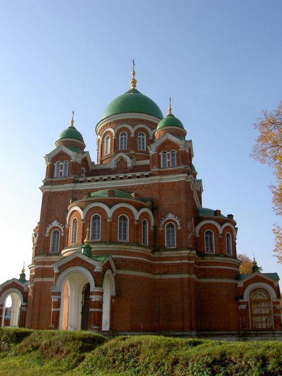 Семёновское (Бородинского с/о). Спасо-Бородинский монастырь. Собор Владимирской иконы Божией Матери. фасады