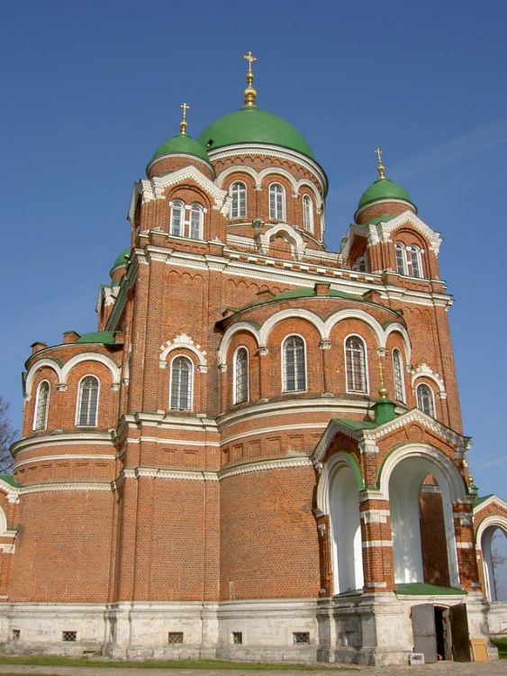 Спасо-Бородинский монастырь. Собор Владимирской иконы Божией Матери, Семёновское (Бородинского с/о) (Можайский городской округ, Московская область). фасады