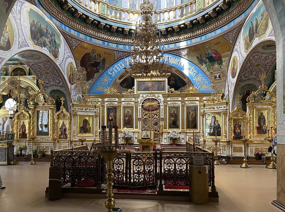 Интерьер главного объёма, интерьер и убранство. Кафедральный собор Николая Чудотворца в Форштадте, Оренбург (Оренбург, город, Оренбургская область)