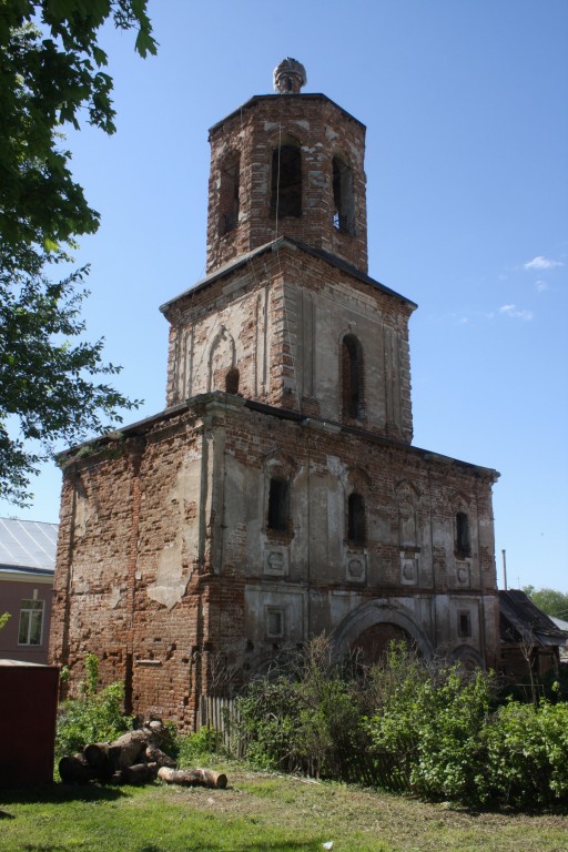 Распятский монастырь. Неизвестная церковь в колокольне, Серпухов (Серпуховский городской округ и гг. Протвино, Пущино, Московская область). фасады
