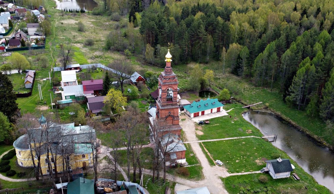 Параклит-Тарбеева пустынь. Колокольня, Смена (Сергиево-Посадский городской округ, Московская область). фасады
