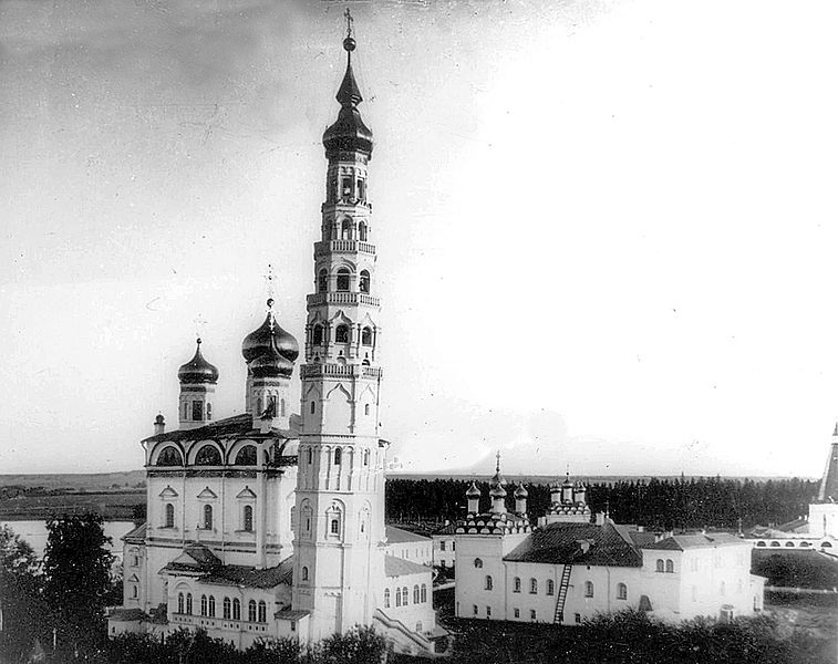 Теряево. Успенский Иосифо-Волоцкий монастырь. Колокольня с церковью иконы Божией Матери 