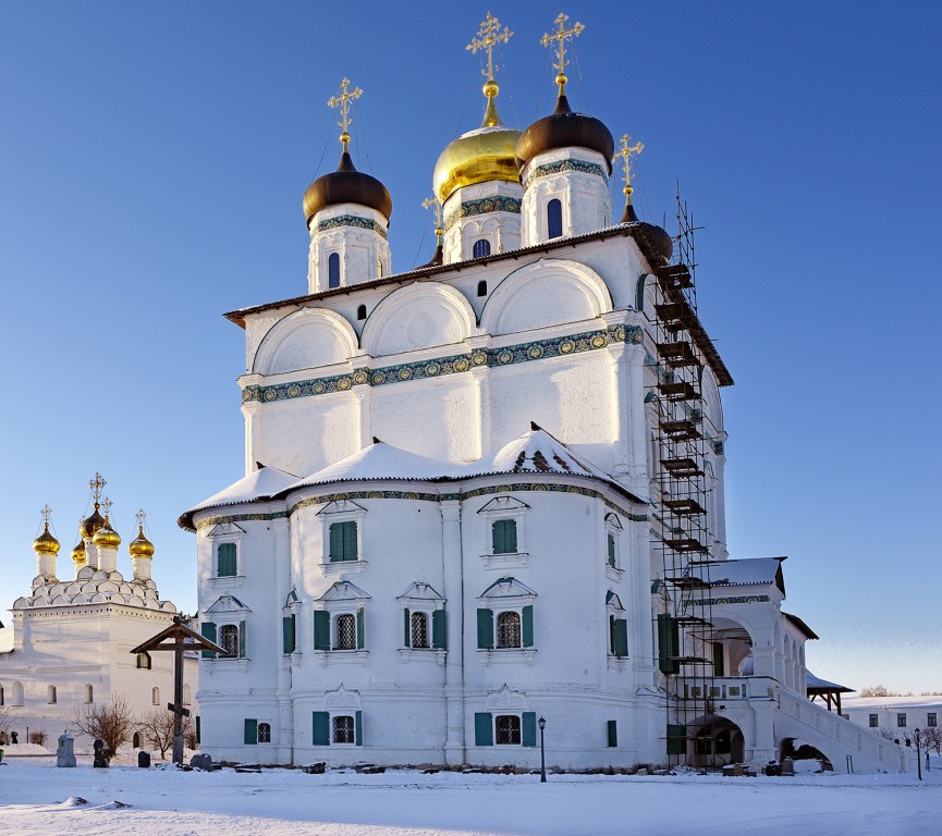 Успенский Иосифо-Волоцкий монастырь. Собор Успения Пресвятой Богородицы, Теряево (Волоколамский городской округ, Московская область). фасады