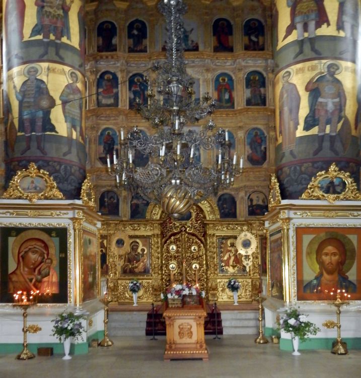Успенский Иосифо-Волоцкий монастырь. Собор Успения Пресвятой Богородицы, Теряево (Волоколамский городской округ, Московская область). интерьер и убранство