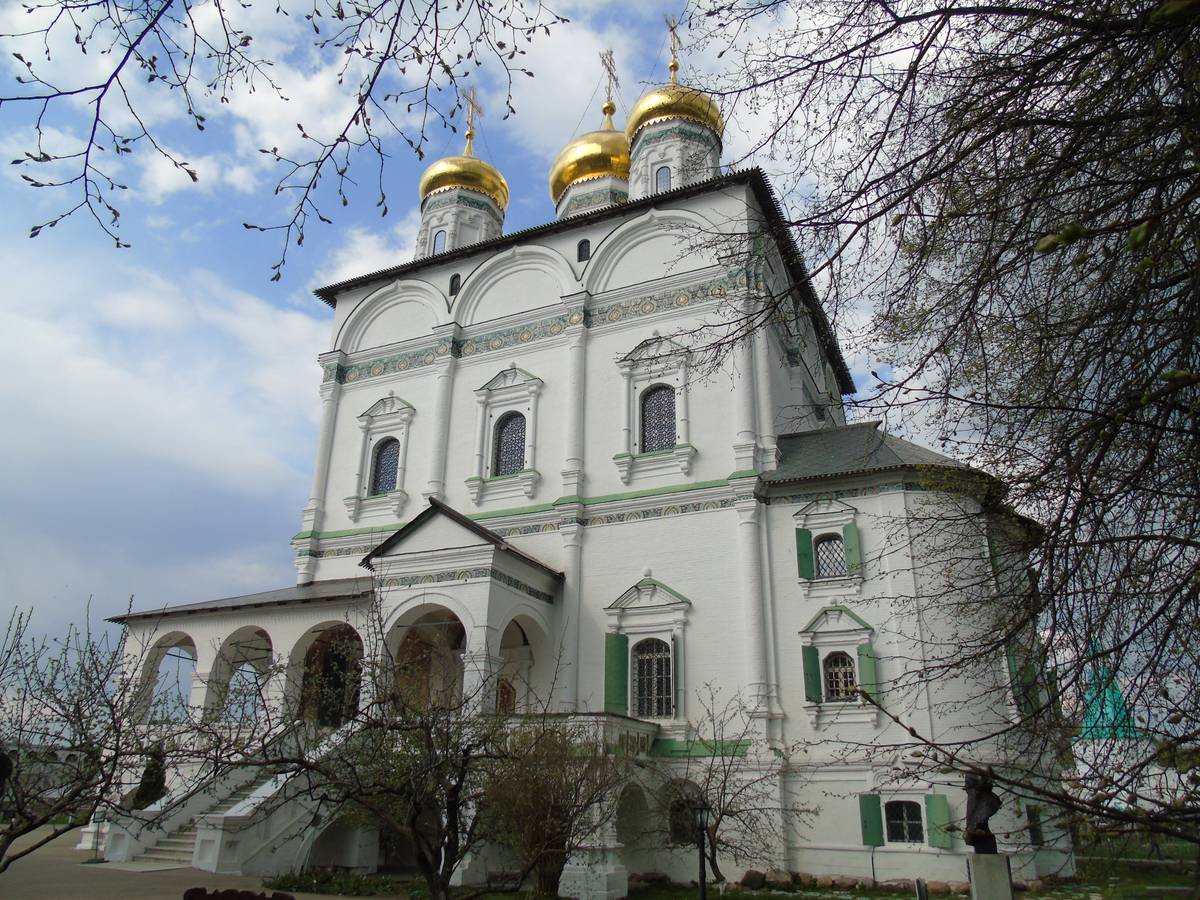 фасады. Успенский Иосифо-Волоцкий монастырь. Собор Успения Пресвятой Богородицы, Теряево (Волоколамский городской округ, Московская область)