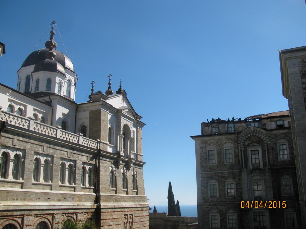 Андреевский скит, Афон (Ἀθως) (Айон-Орос (Άγιον Όρος), Греция). фасады