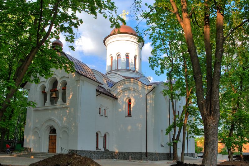 Церковь Агапита Печерского, Шулявка (Шевченковский район, Украина, г. Киев). общий вид в ландшафте