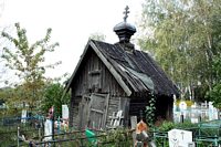 Неизвестная часовня, Часовня в селе Нарма на сельском кладбище.<br>, Нарма, Ермишинский район, Рязанская область