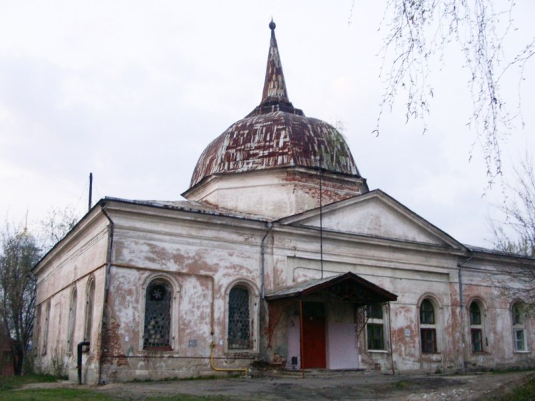 Серпухов. Распятский монастырь. Церковь Распятия Христова. фасады, вид с юго-востока