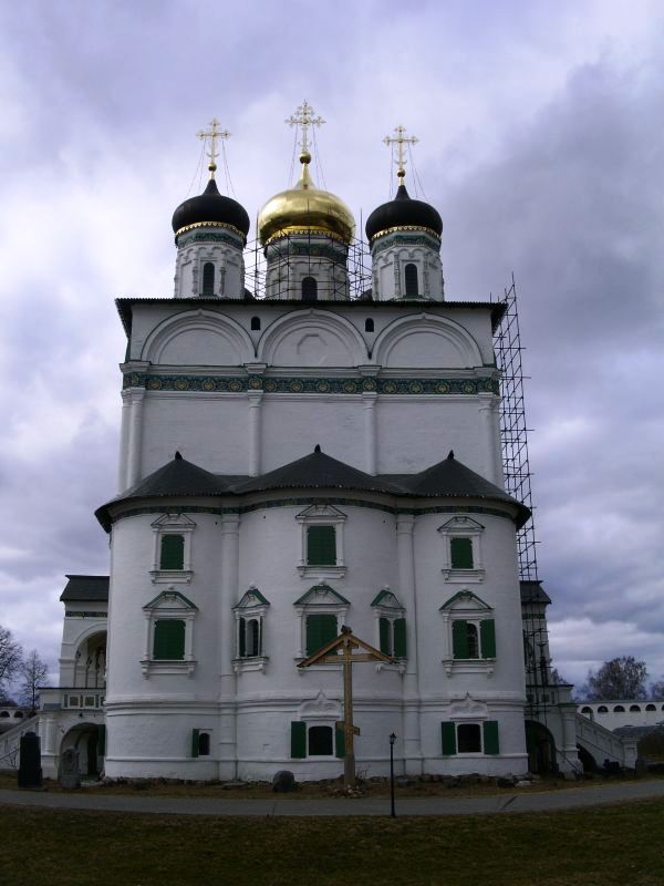 Успенский Иосифо-Волоцкий монастырь. Собор Успения Пресвятой Богородицы, Теряево (Волоколамский городской округ, Московская область). фасады