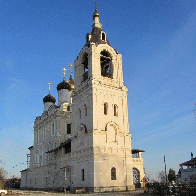 Краснохолмская Ново-Соловецкая Марчуговская пустынь. Церковь Троицы Живоначальной, Фаустово (Красный холм) (Воскресенский городской округ, Московская область). фасады, вид с северо-запада