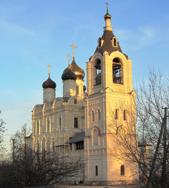 Краснохолмская Ново-Соловецкая Марчуговская пустынь. Церковь Троицы Живоначальной, Фаустово (Красный холм) (Воскресенский городской округ, Московская область). фасады, вид с северо-запада