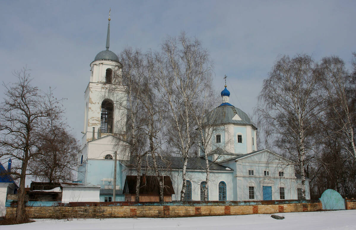 Церковь Покрова Пресвятой Богородицы, Покровское (Тербунский район, Липецкая область). фасады, Южный фасад