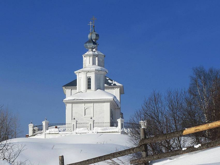 Часовня Спаса Нерукотворного Образа, Чердынь (Чердынский район, Пермский край). фасады, вид с востока