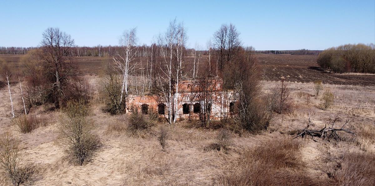 фасады. Церковь Николая Чудотворца, Глотово, урочище (Юрьев-Польский район, Владимирская область)