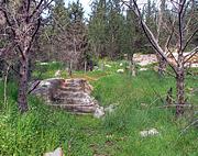 Неизвестный монастырь, Высеченные в скале ступени притвора. Вид с юга.<br>, Иерусалим - Новый город, Израиль, Прочие страны