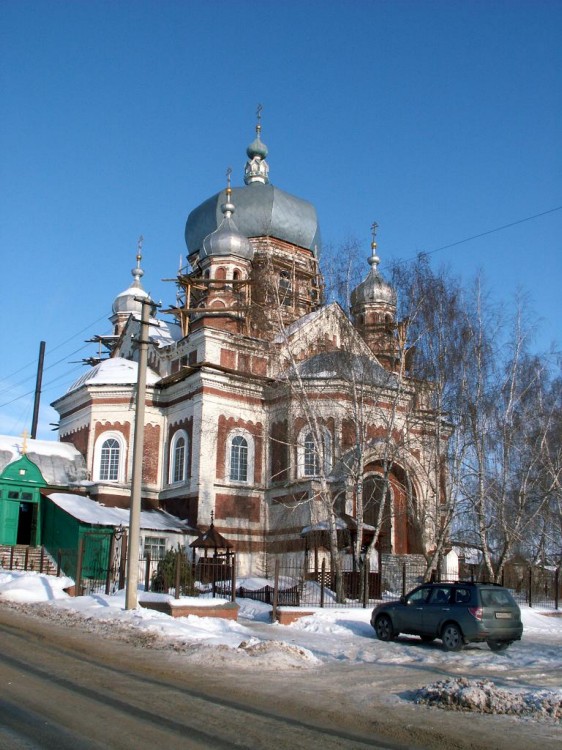 Церковь Казанской иконы Божией Матери, Петровск (Петровский район, Саратовская область). общий вид в ландшафте
