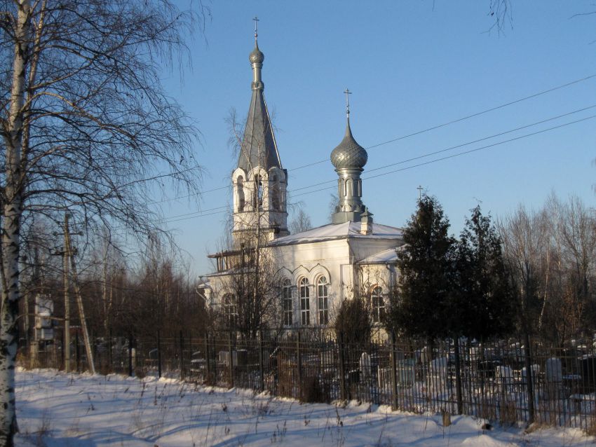 Церковь Александра Невского, Макарово (Рыбинский район, Ярославская область). фасады, Макарово. Церковь Александра Невского.
