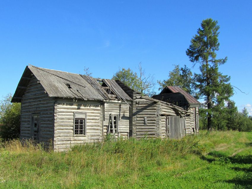 Церковь Иоанна Богослова, Трофимовская (Каргопольский район, Архангельская область). фасады, вид с юго-запада