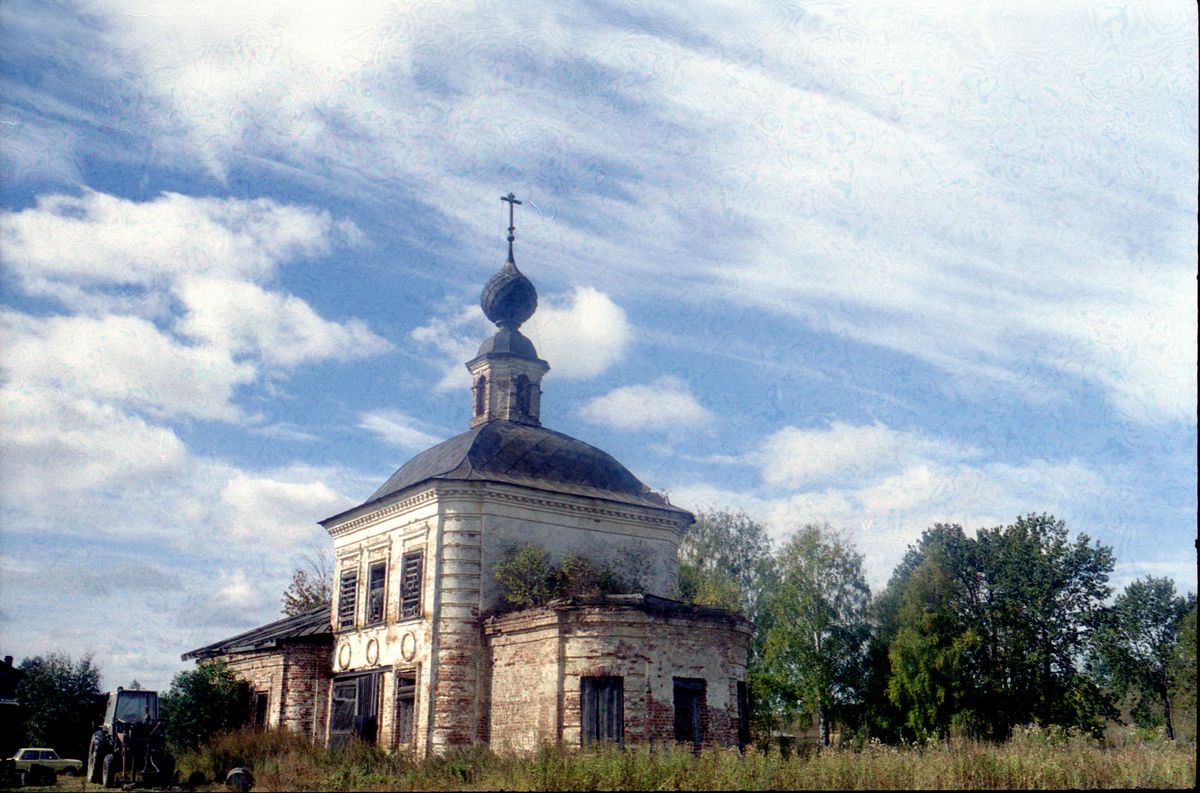 документальные фотографии. Церковь Воскресения Словущего, Воскресенское (Галичский район, Костромская область)