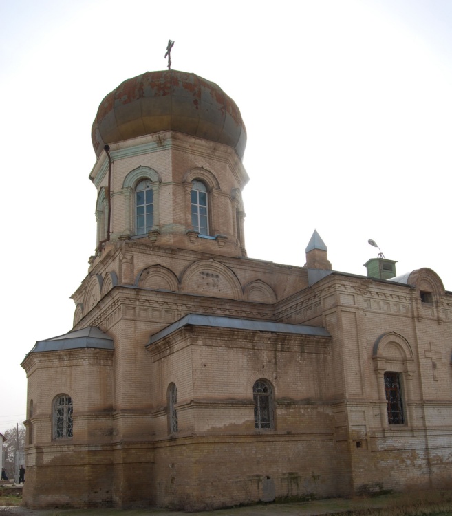 Церковь Александра Невского, Термез (Патта-Гиссар) (Узбекистан, Прочие страны). фасады, Вид с юго-востока