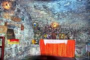 Монастырь Георгия Победоносца (при базилике Рождества), Алтарная часть подземной часовни св. Невинных Младенцев Вифлеемских.<br>, Вифлеем, Палестина, Прочие страны