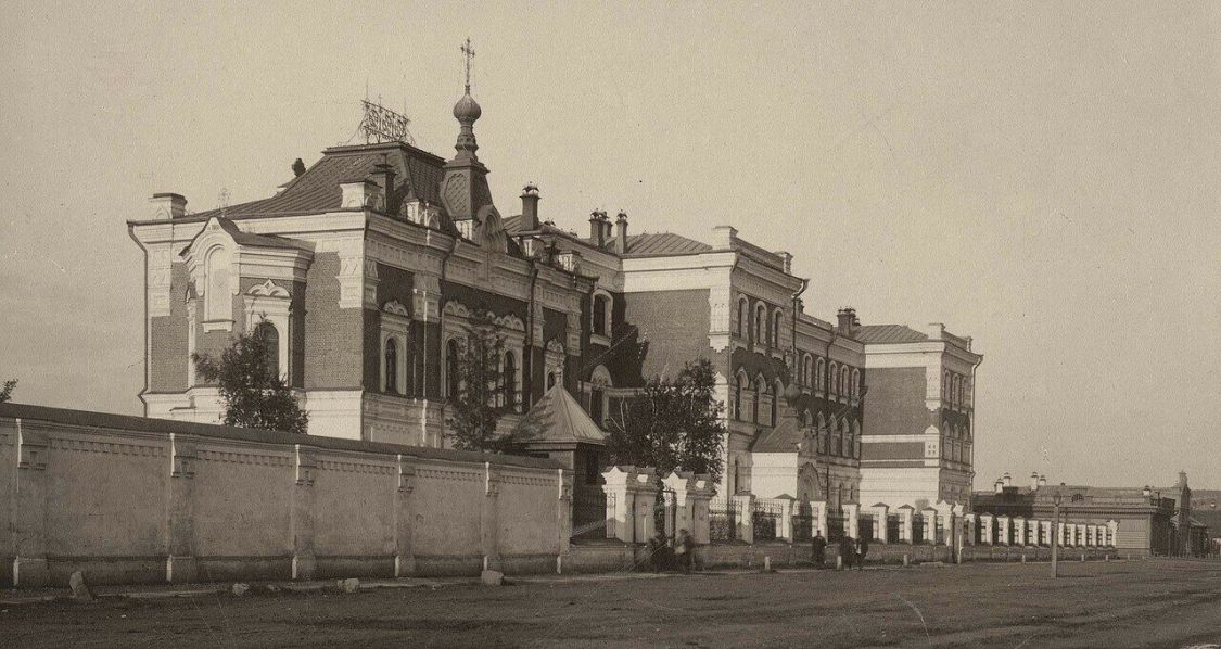 Домовая церковь Михаила Архангела при бывшей семинарии, Красноярск (Красноярск, город, Красноярский край). архивная фотография, Старинное фото из частной коллекции