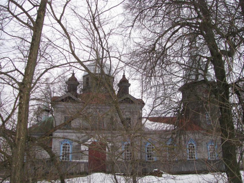 Лариновка. Церковь Покрова Пресвятой Богородицы. фасады