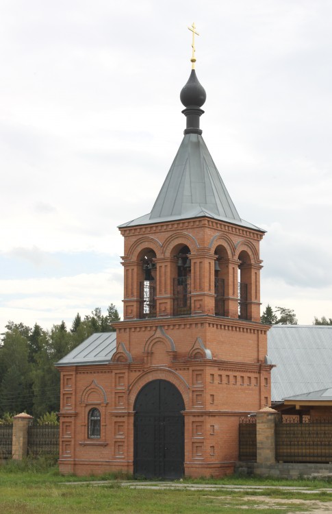Придорожный. Богородице-Рождественский женский монастырь. Колокольня. фасады, Вид с северо-запада
