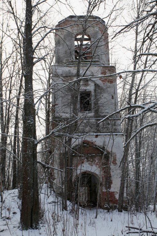 Никольское (Никольское Масальское), урочище. Колокольня церкви Николая Чудотворца. фасады