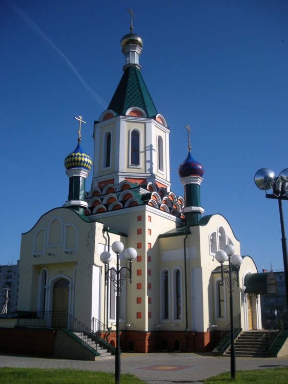 Майский. Церковь Алексия, митрополита Московского. общий вид в ландшафте, Общий вид