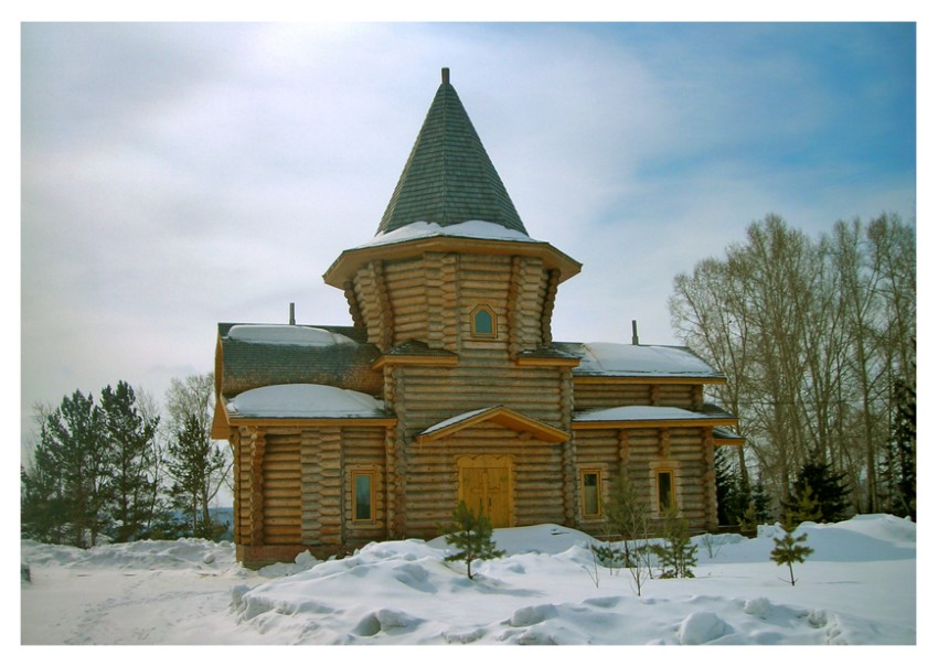 Партизанское. Церковь Иннокентия, епископа Иркутского. общий вид в ландшафте