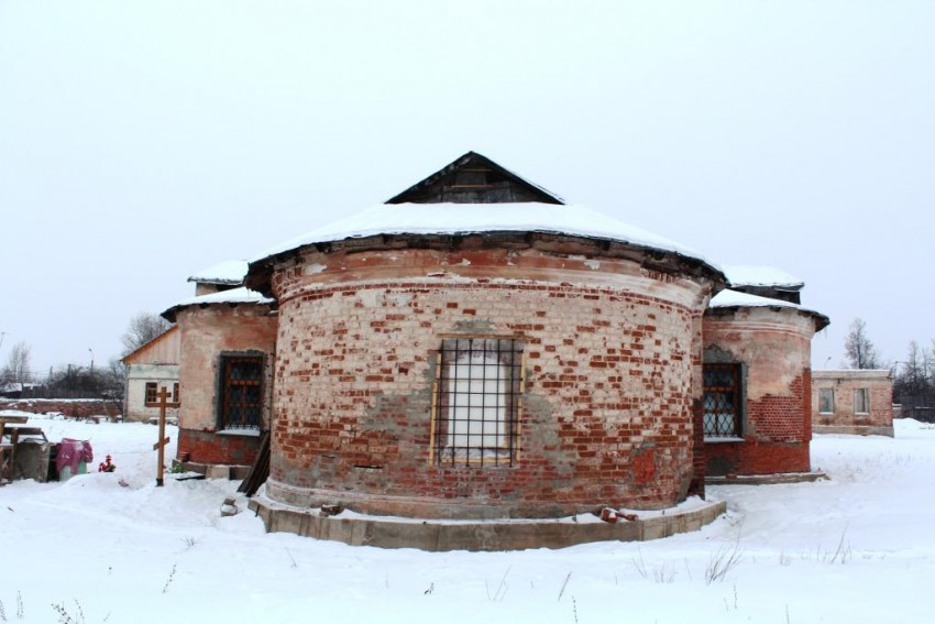 Церковь Николая Чудотворца, Большевик (погост Березна) (Серпуховский городской округ и гг. Протвино, Пущино, Московская область). фасады, Вид с востока