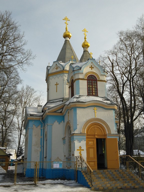 Церковь Успения Пресвятой Богородицы, Елгава (Елгавский край, г. Елгава, Латвия). фасады, Вид спереди